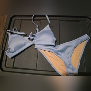 Cupshe Blue Bikini Set